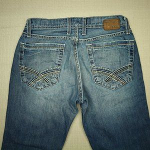 Buckle BKE Fulton Boot Cut Jeans Men's Size 31S Medium Wash Denim
